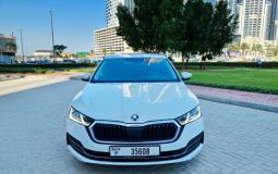Skoda Octavia 2021 rental in Dubai