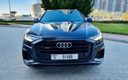 Audi Q8 2021 rental in Dubai