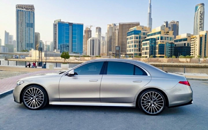 Mercedes Benz S500 2021 rental in Dubai full