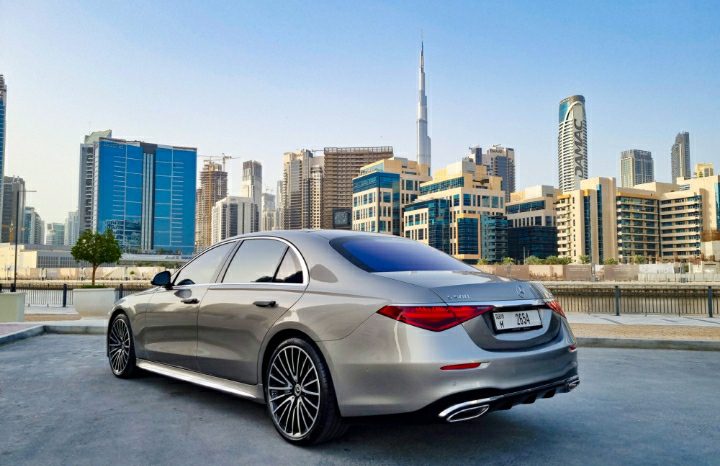 Mercedes Benz S500 2021 rental in Dubai full