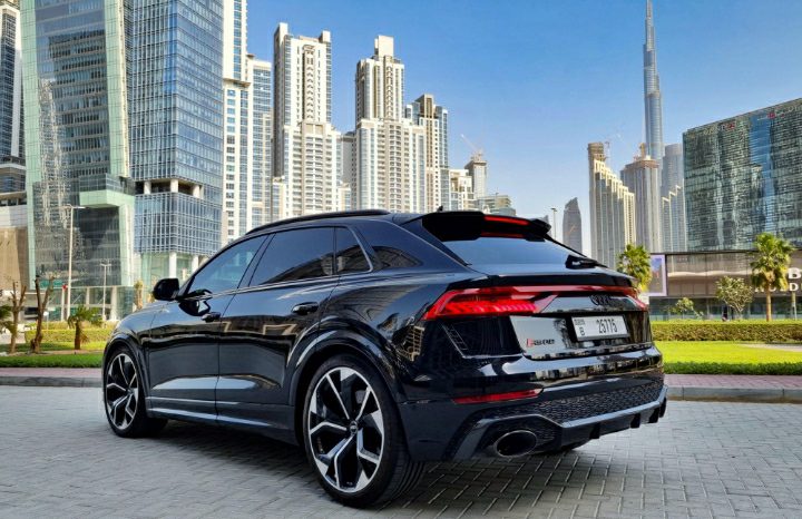 Audi RS Q8 2020 rental in Dubai full